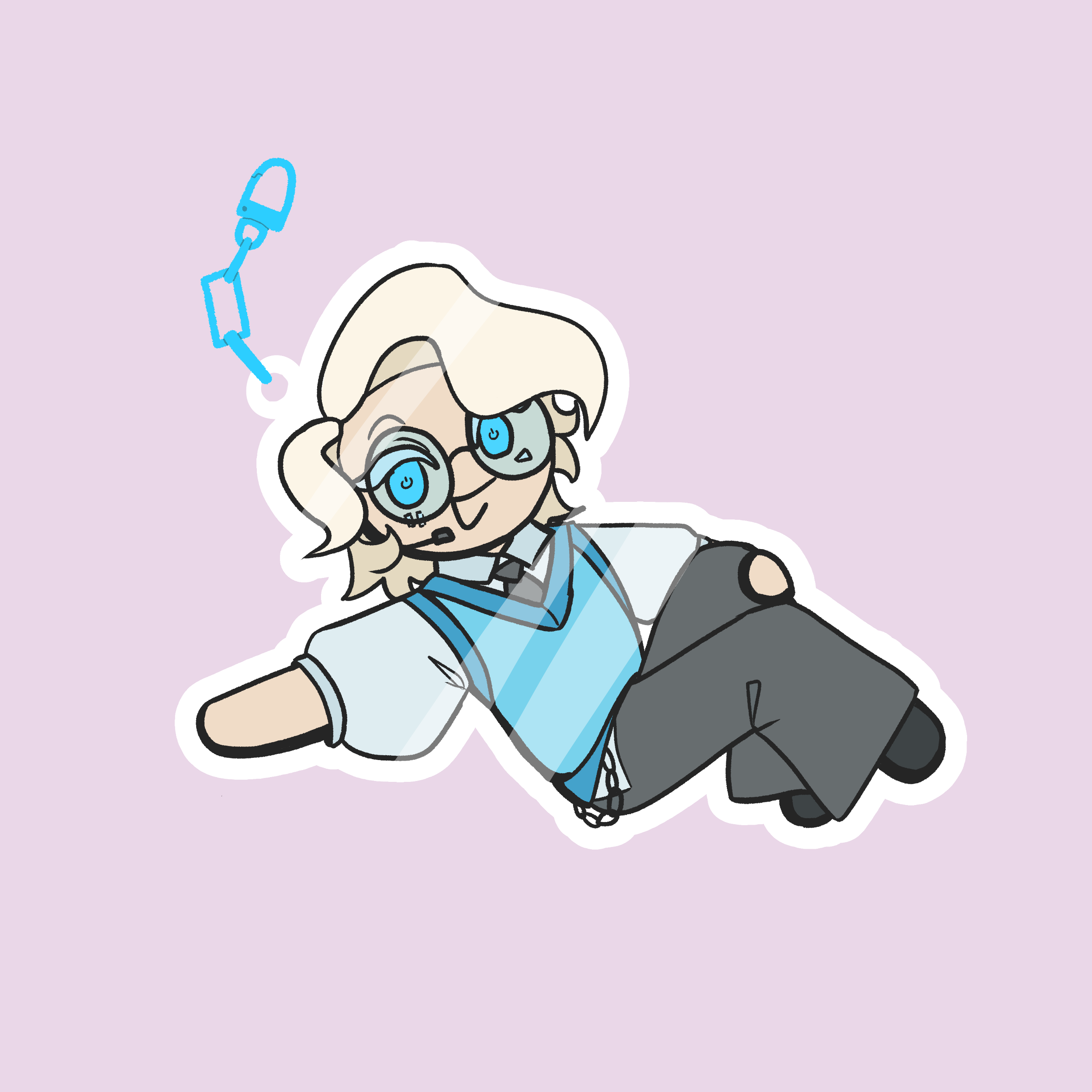 Quinn Woodent x Cookie Run Kingdom Keychain